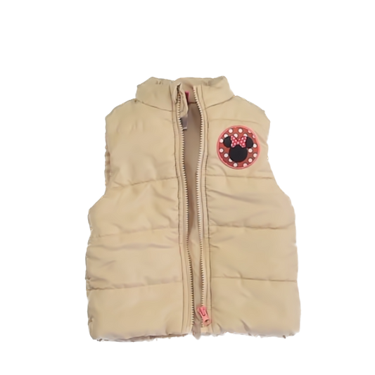 Minnie Mouse Girls Tan Vest Size: 2T Tan