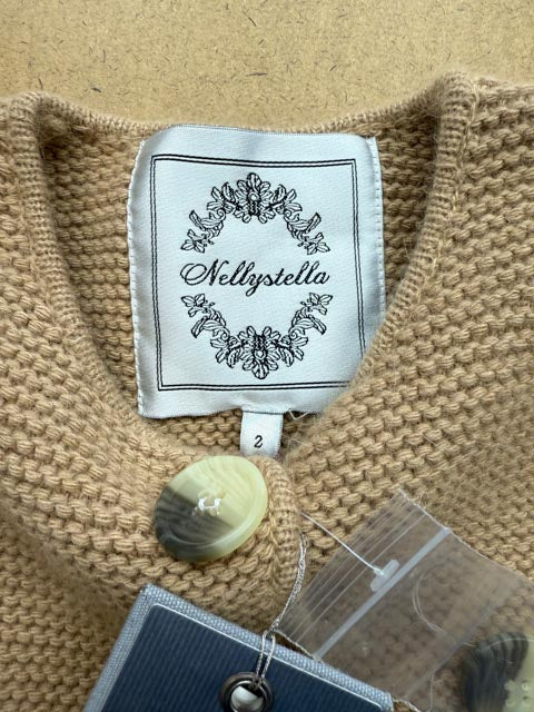 Nellystella Girls Tan Cardigan Size: 2T
