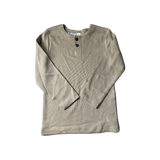 Colored Organics Unisex Tan Long Sleeve T-Shirt Size: 3T Tan