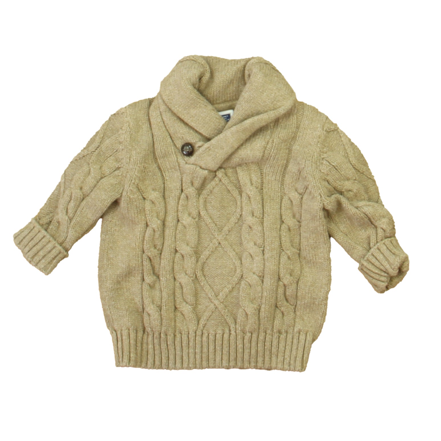 Janie and Jack Boys Taupe Sweater Size: 3-6 Months Taupe