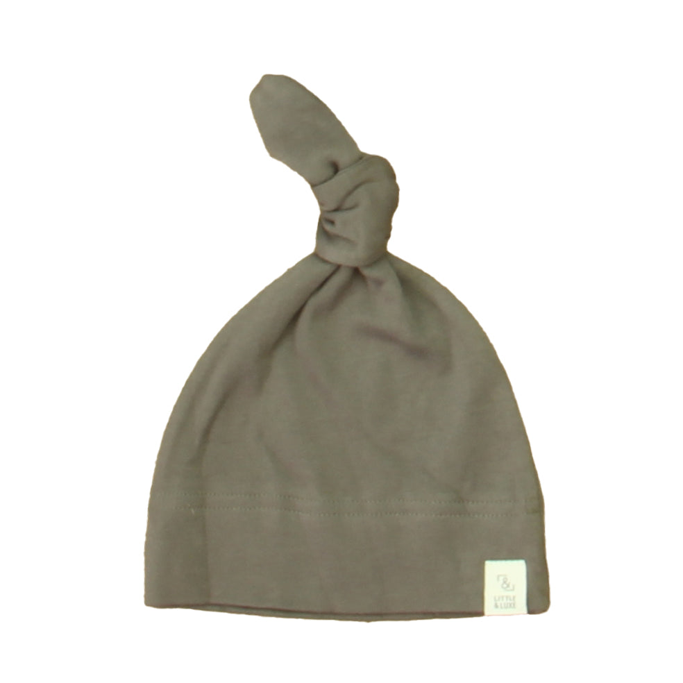 Little & Luxe Boys Taupe Hat Size: 0-12 Months Taupe