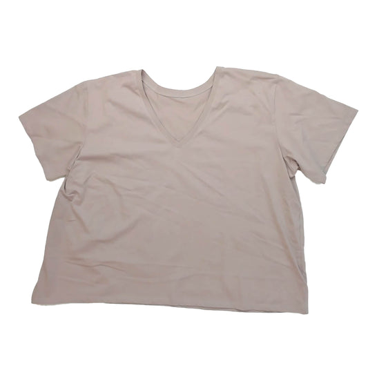 Of an origin Girls Taupe T-Shirt Size: 4X Taupe