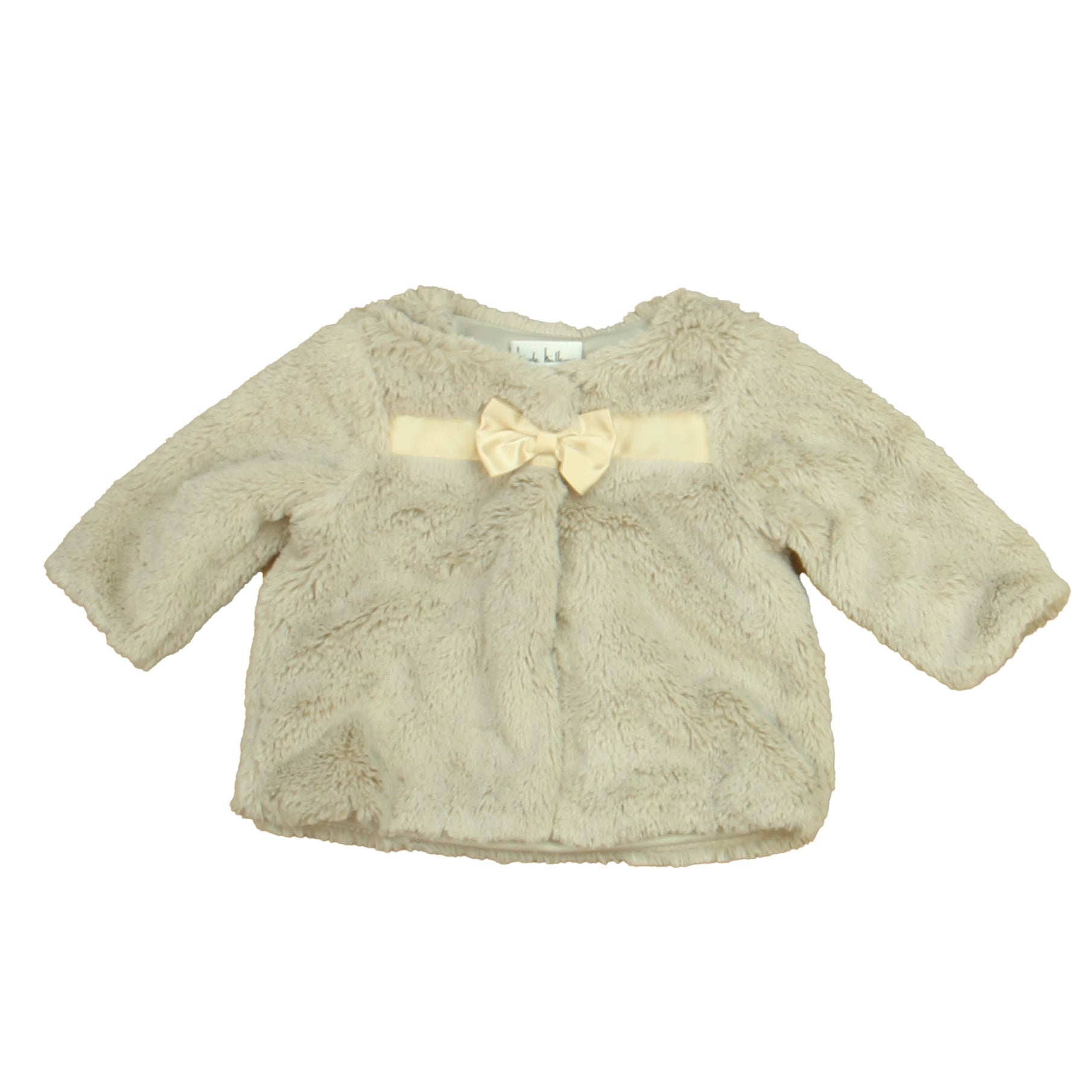 Nicole Miller Girls Taupe Jacket Size: 3-6 Months Taupe