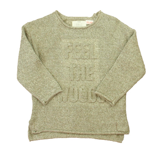 Zara Boys Taupe Sweater Size: 12-18 Months