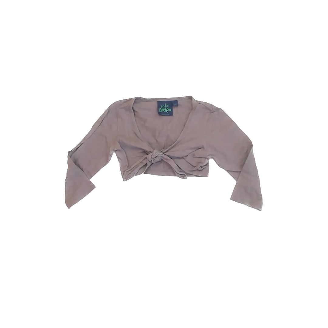 Boden Girls Taupe Cardigan Size: 5-6 Years Taupe