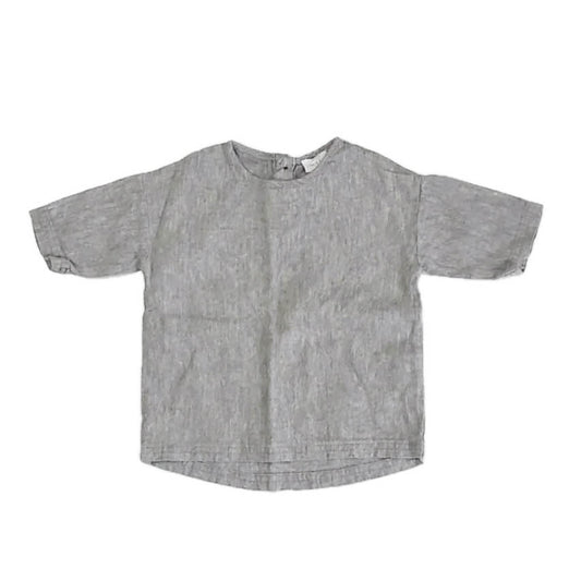 Jamie Kay Unisex Taupe Blouse Size: 12 Months Taupe