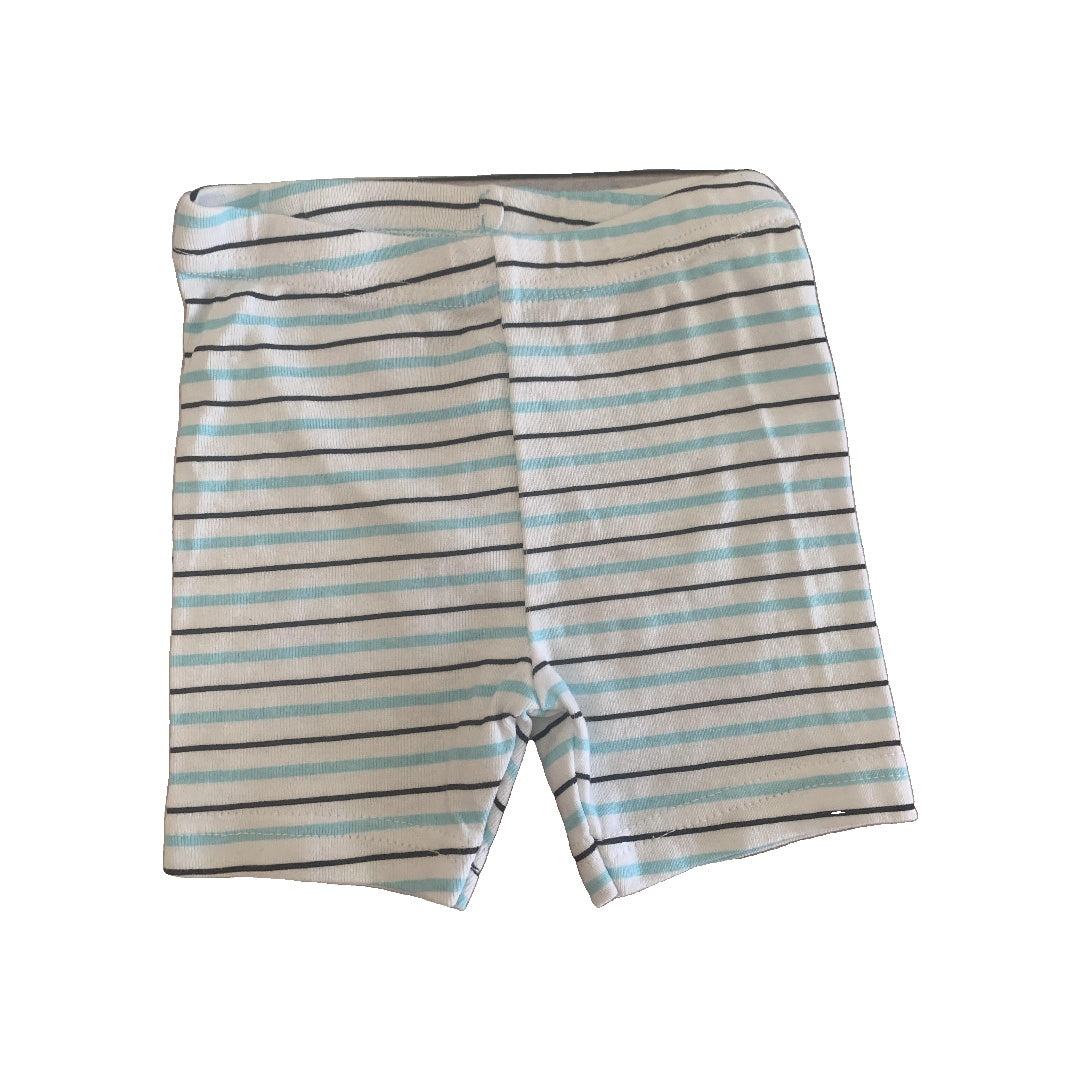 Carters Boys Teal | Black | Striped Pajamas Size: 18 months Teal | Black | Striped