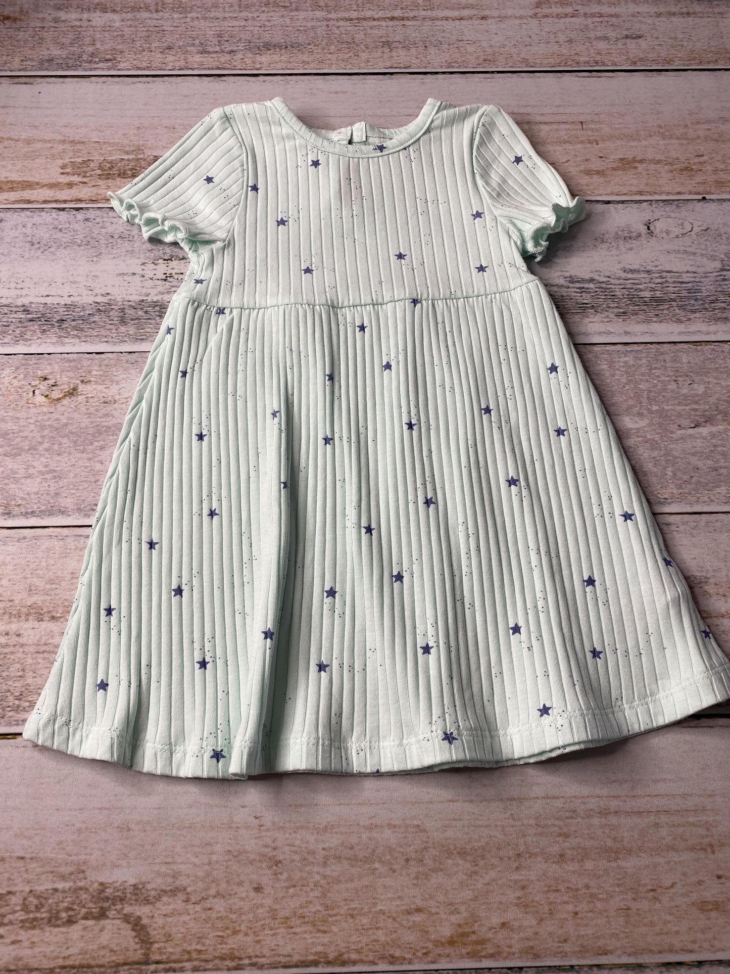 Focus Girls Teal | Blue | Stars Dress Size: 18 months Teal | Blue | Stars