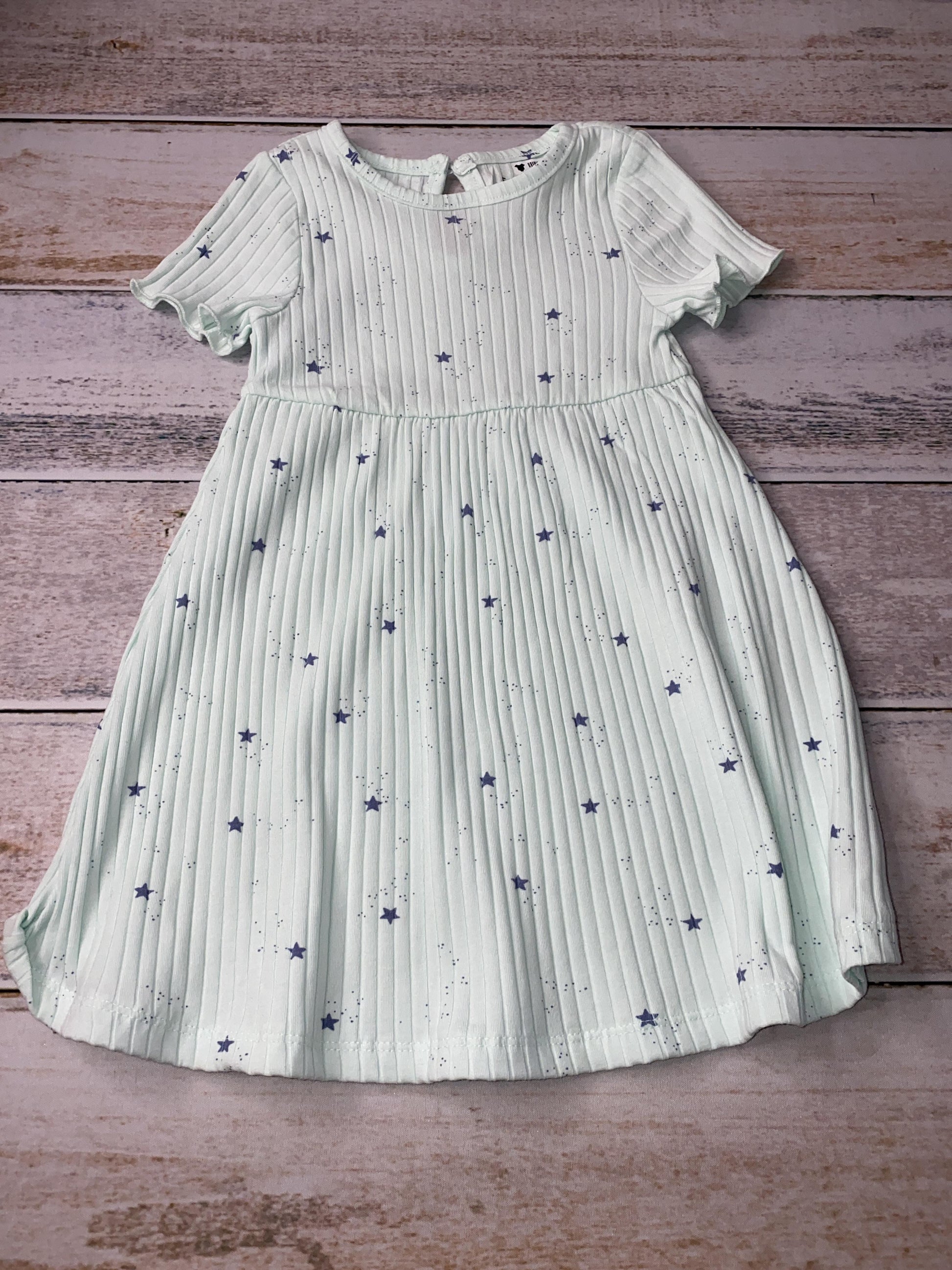 Focus Girls Teal | Blue | Stars Dress Size: 24 months Teal | Blue | Stars