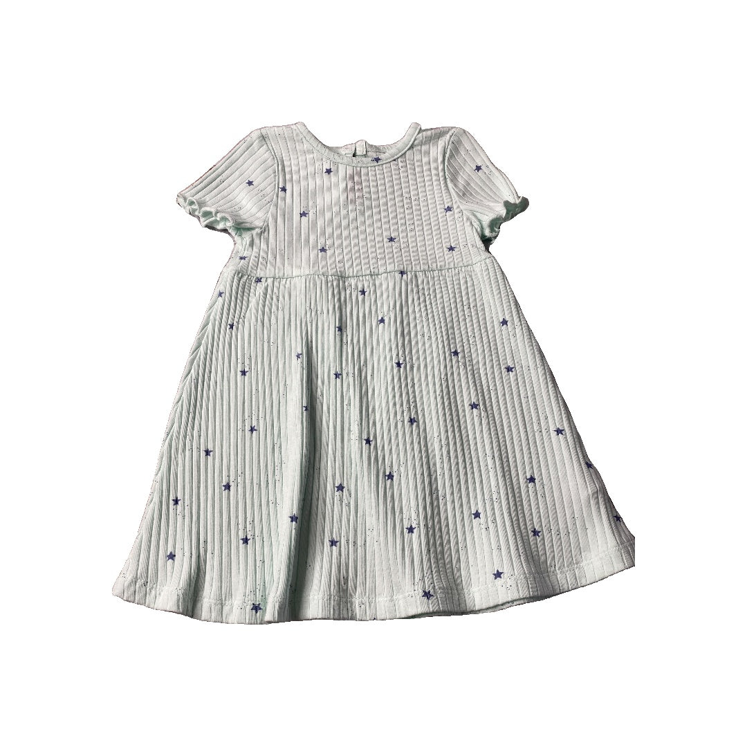 Focus Girls Teal | Blue | Stars Dress Size: 18 months Teal | Blue | Stars