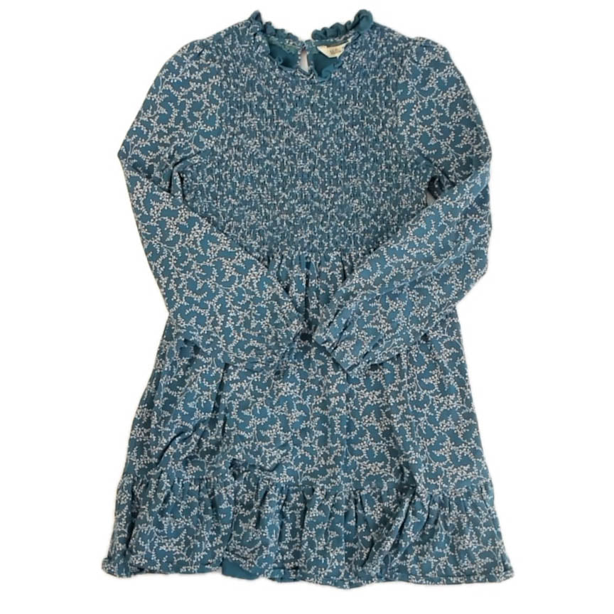 Matilda Jane Girls Teal Floral Dress Size: 12 Years Teal Floral