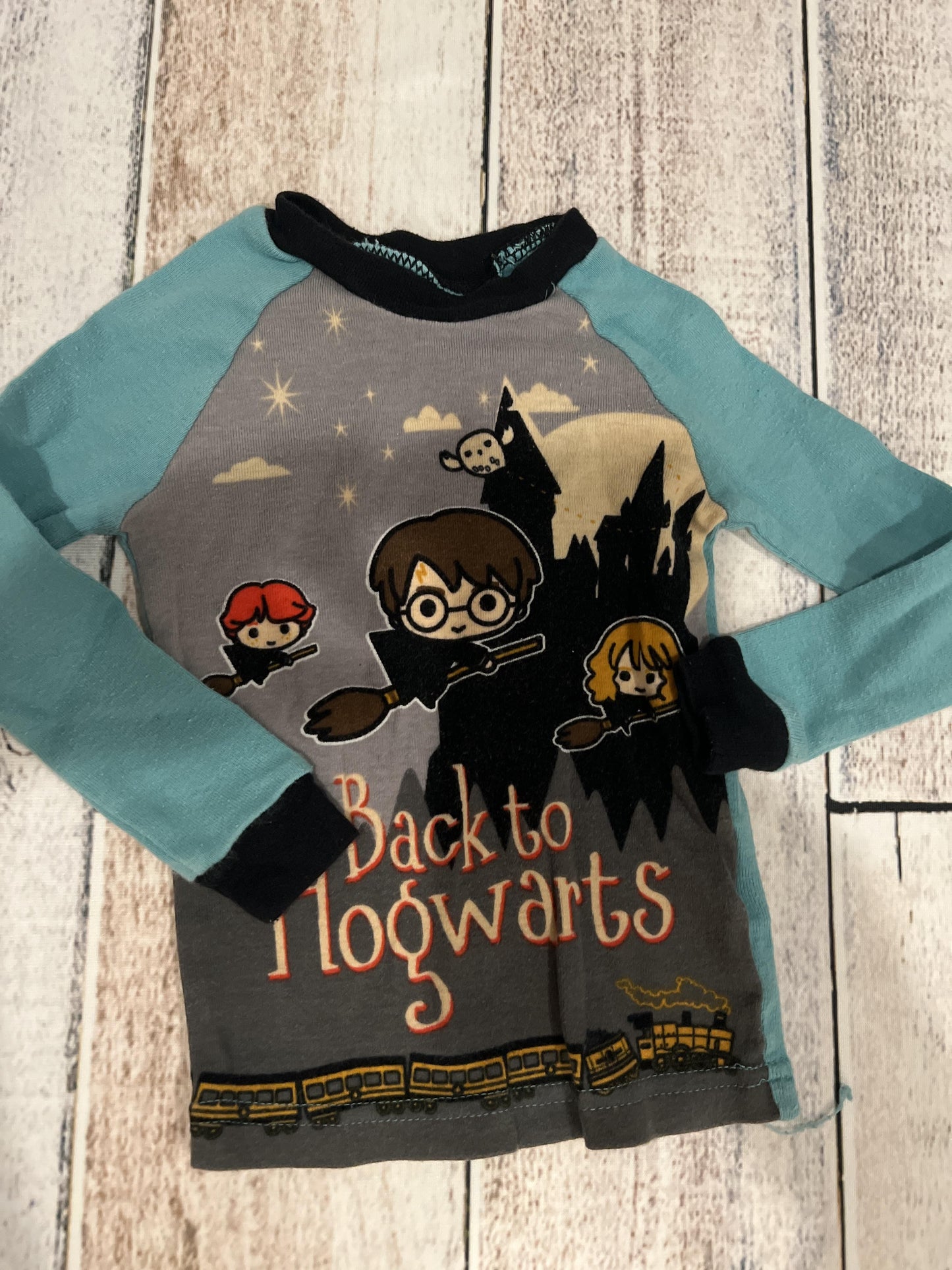 Harry Potter Boys Teal | Graphic Pajamas Size: 18 months Teal | Graphic