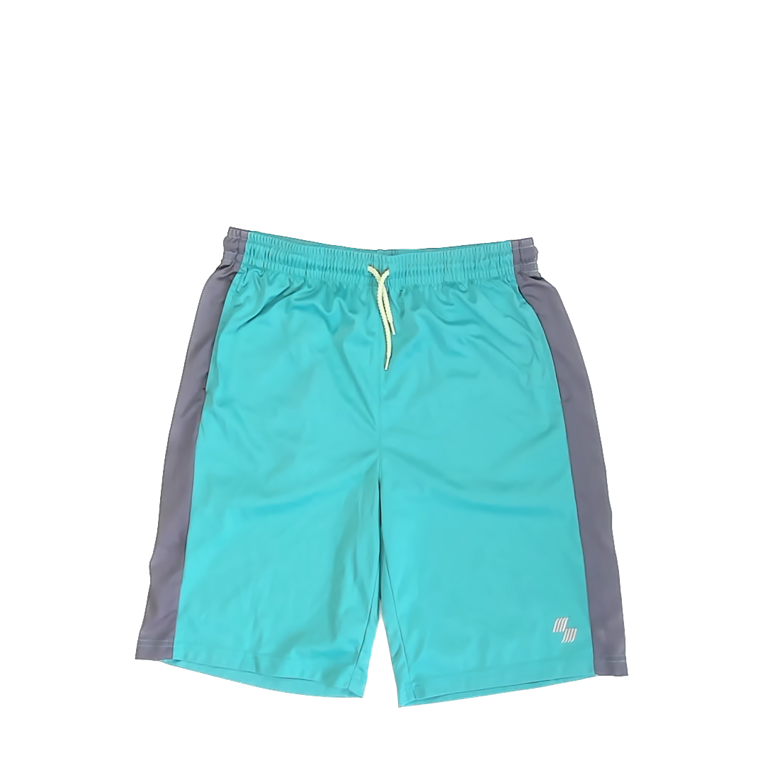 Place Sport Boys Teal | Grey Cargo Shorts Size: XXL (16) Teal | Grey