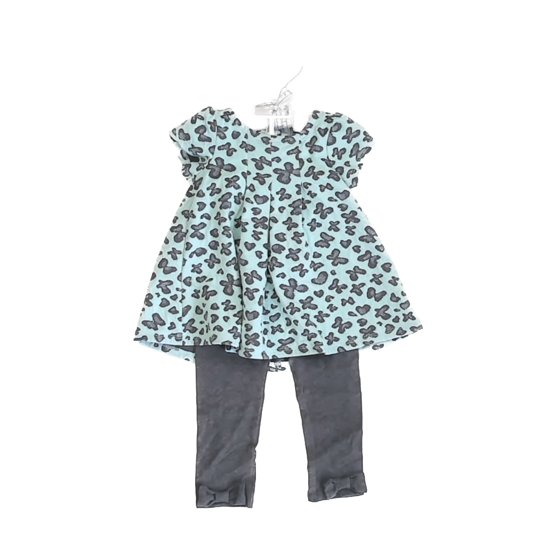 Little Impressions Girls Teal | Grey Apparel Sets Size: 18 Months Teal | Grey
