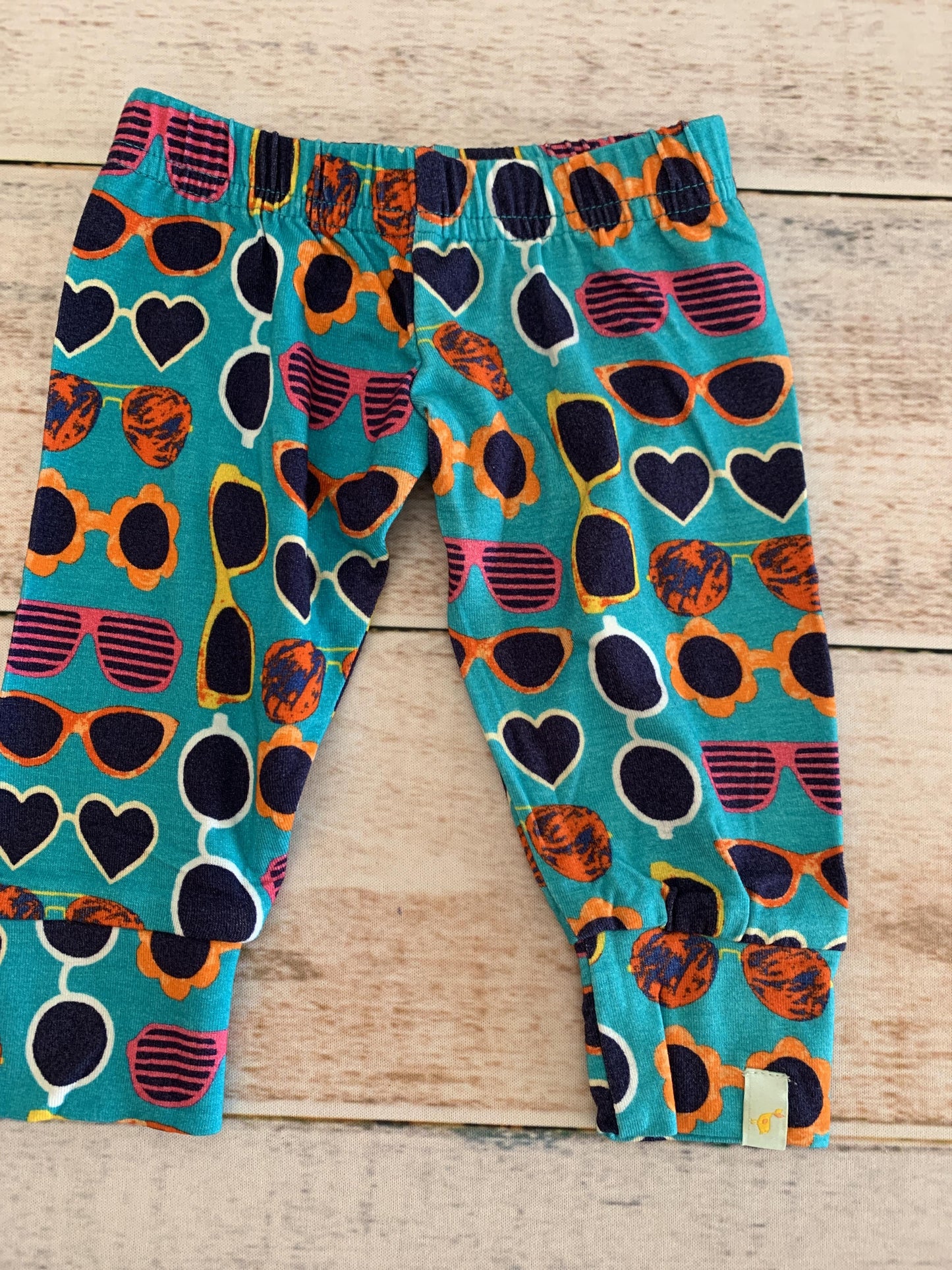 Clover Baby & Kids Girls Teal | Pattern Pajamas Size: 0-3 months Teal | Pattern