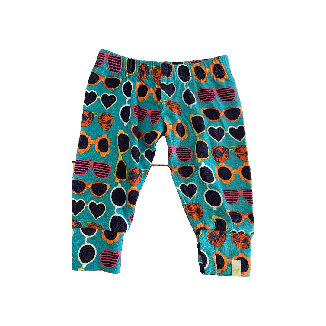 Clover Baby & Kids Girls Teal | Pattern Pajamas Size: 0-3 months Teal | Pattern