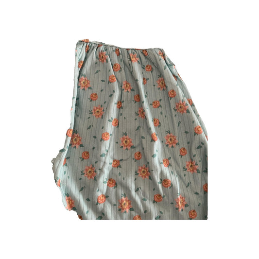 Louise Misha Girls Teal | Pink floral Dress Size: 3T Teal | Pink floral