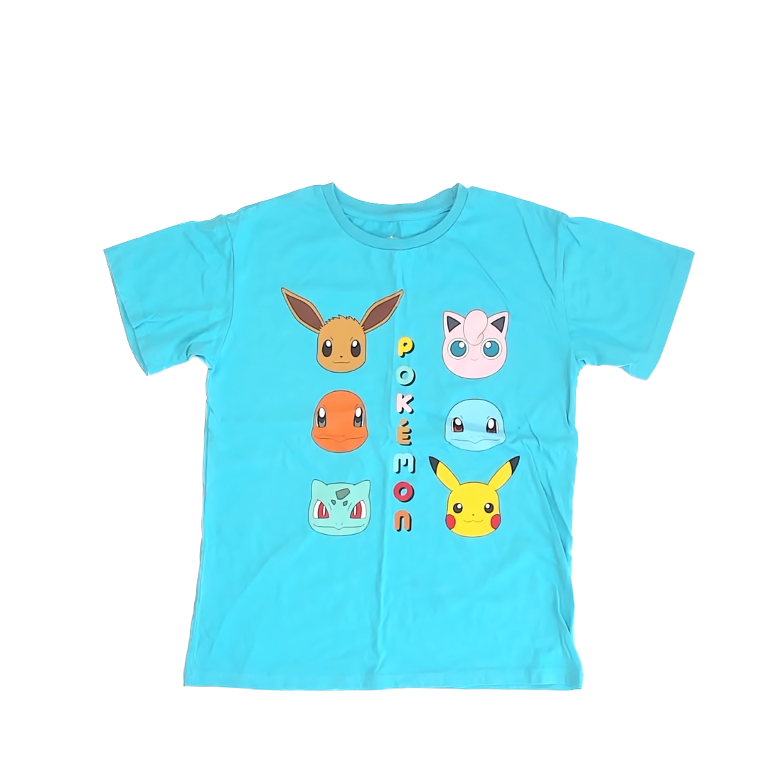 Pokemon Boys Teal | Pokemon T-Shirt Size: L (10/12) Teal | Pokemon