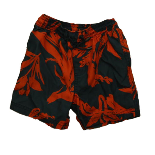 Tea Boys Teal | Red Trunks Size: 18-24 Months