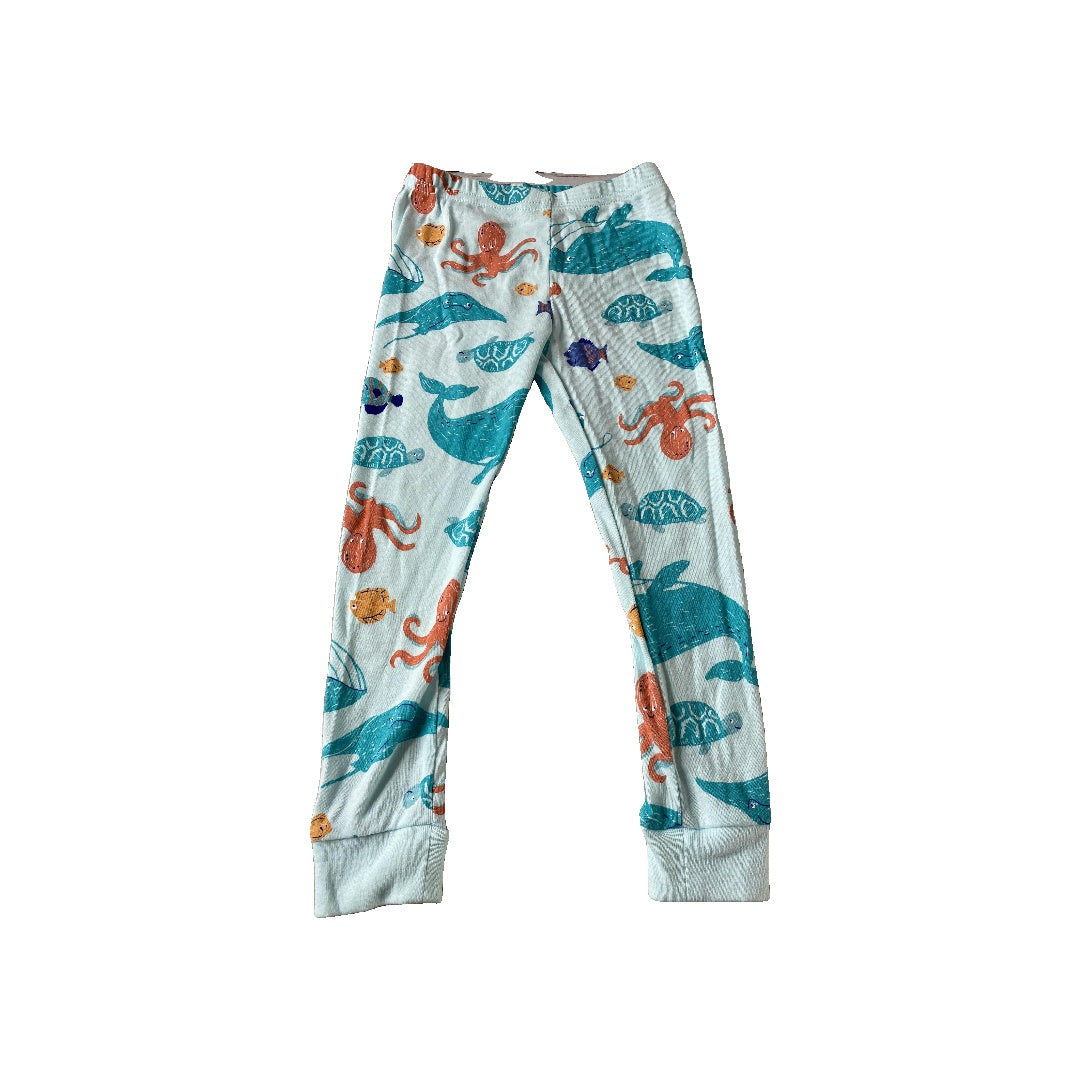 Carters Unisex Teal | Sea Animals Pajamas Size: 3T Teal | Sea Animals
