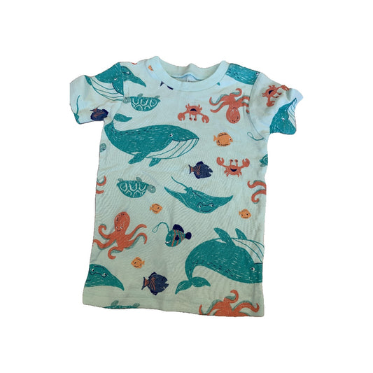 Just Born Boys Teal | Sea Animals Pajamas Size: 2T Teal | Sea Animals