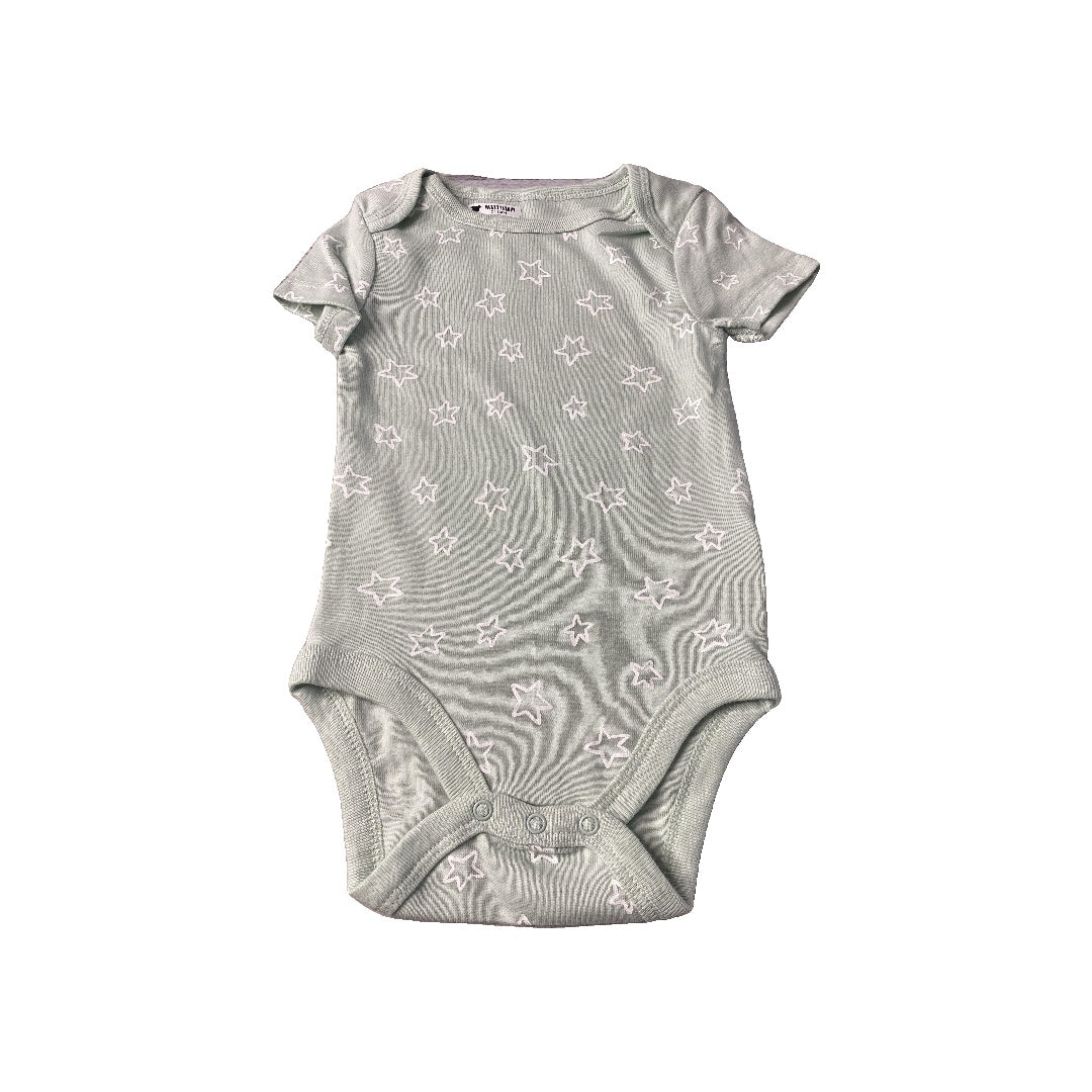 Cloud Island Unisex Teal | Stars Onesie Size: 3-6 months Teal | Stars