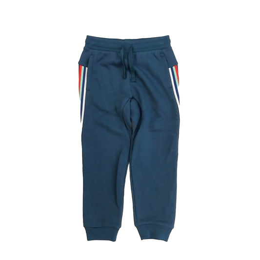 Tea Collection Boys Teal Stripe Casual Pants Size: 5T Teal Stripe