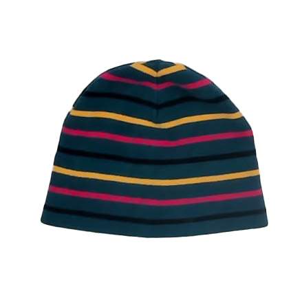 Polarn O. Pyret Boys Teal Stripe Winter Hat Size: 2-9 Years Teal Stripe