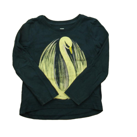 Tea Girls Teal Swan Long Sleeve T-Shirt Size: 2T Teal Swan