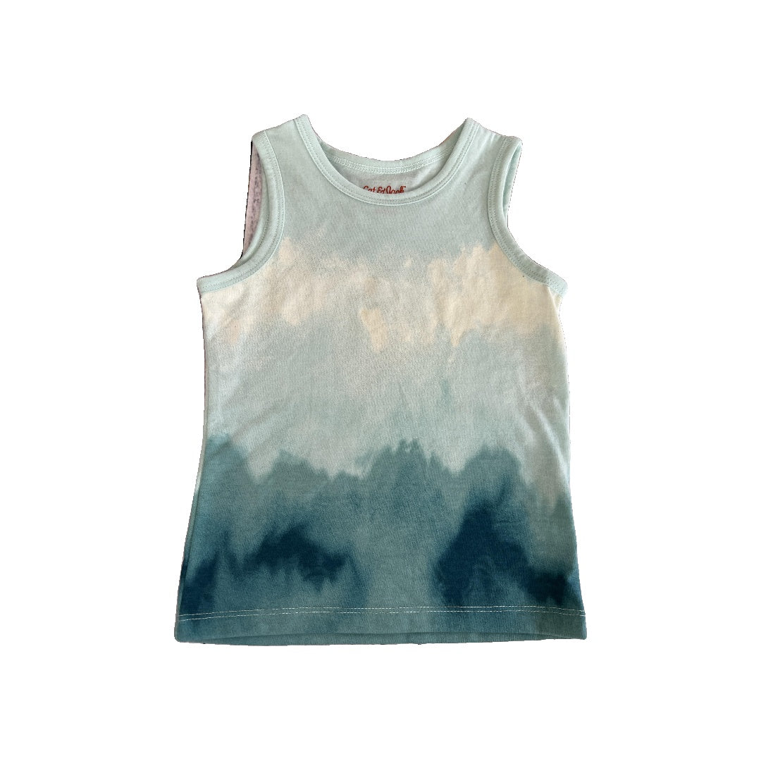 Cat & Jack Boys Teal | Tie Dye Tank Top Size: 18 months Teal | Tie Dye