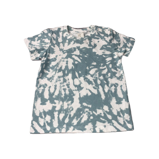 H&M Unisex Teal | Tie Dye T-Shirt Size: 12-18 months Teal | Tie Dye