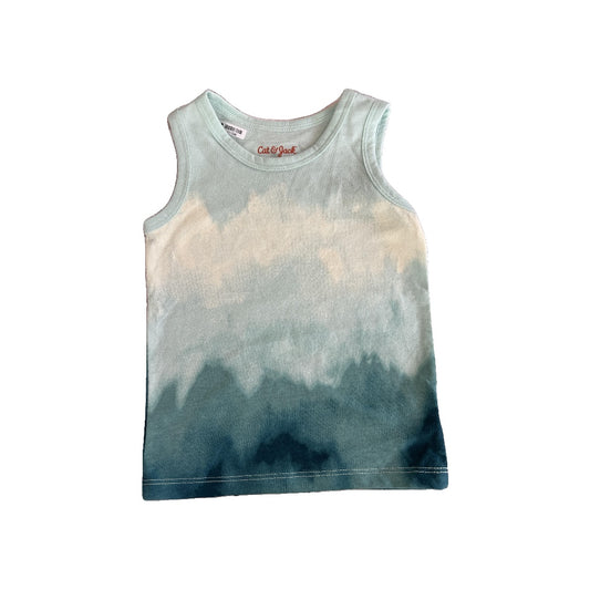Cat & Jack Boys Teal | Tie Dye Tank Top Size: 12 months Teal | Tie Dye