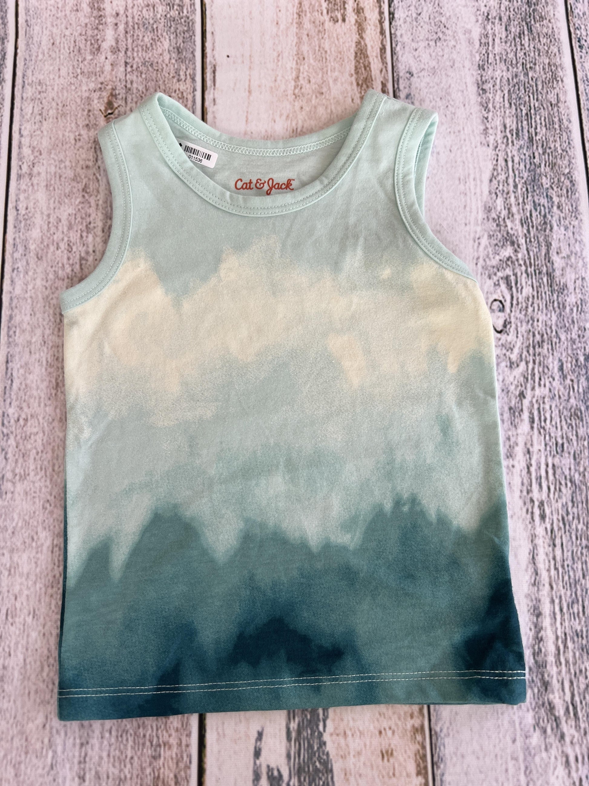 Cat & Jack Boys Teal | Tie Dye Tank Top Size: 12 months Teal | Tie Dye