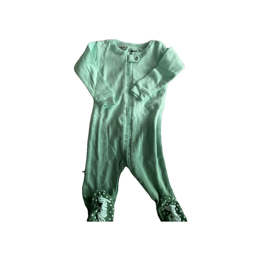 Leveret Unisex Teal | Tie Dye Pajamas Size: 3-6 months Teal | Tie Dye