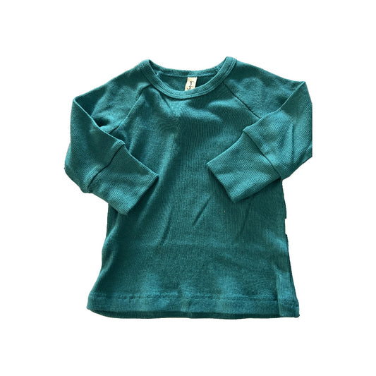 BabySprouts co Unisex Teal Long Sleeve Shirt Size: 3-6 months Teal