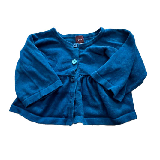 Tea Girls Teal Cardigan Size: 2T