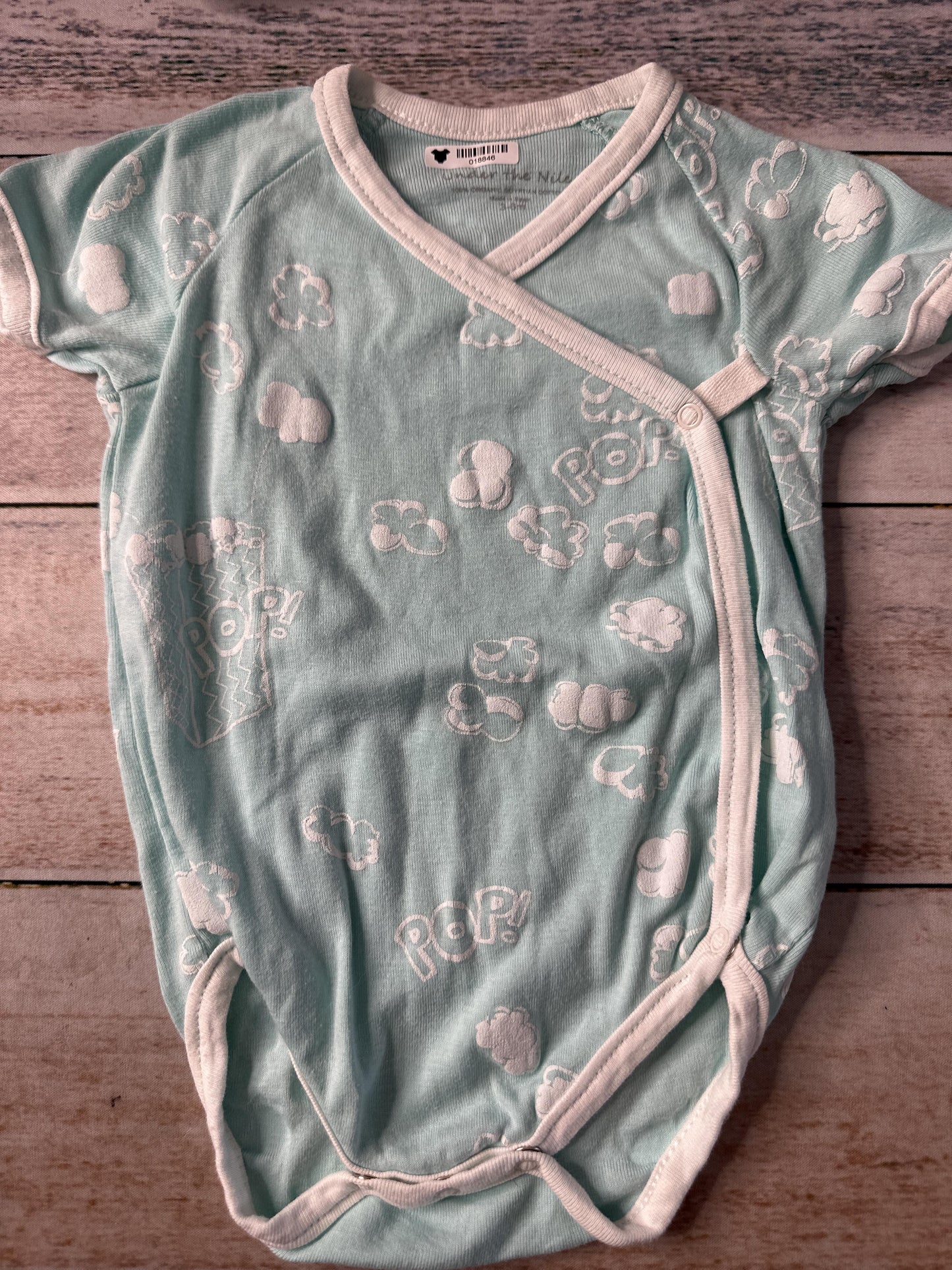 Under The Nile Unisex Teal Onesie Size: 3-6 months Teal