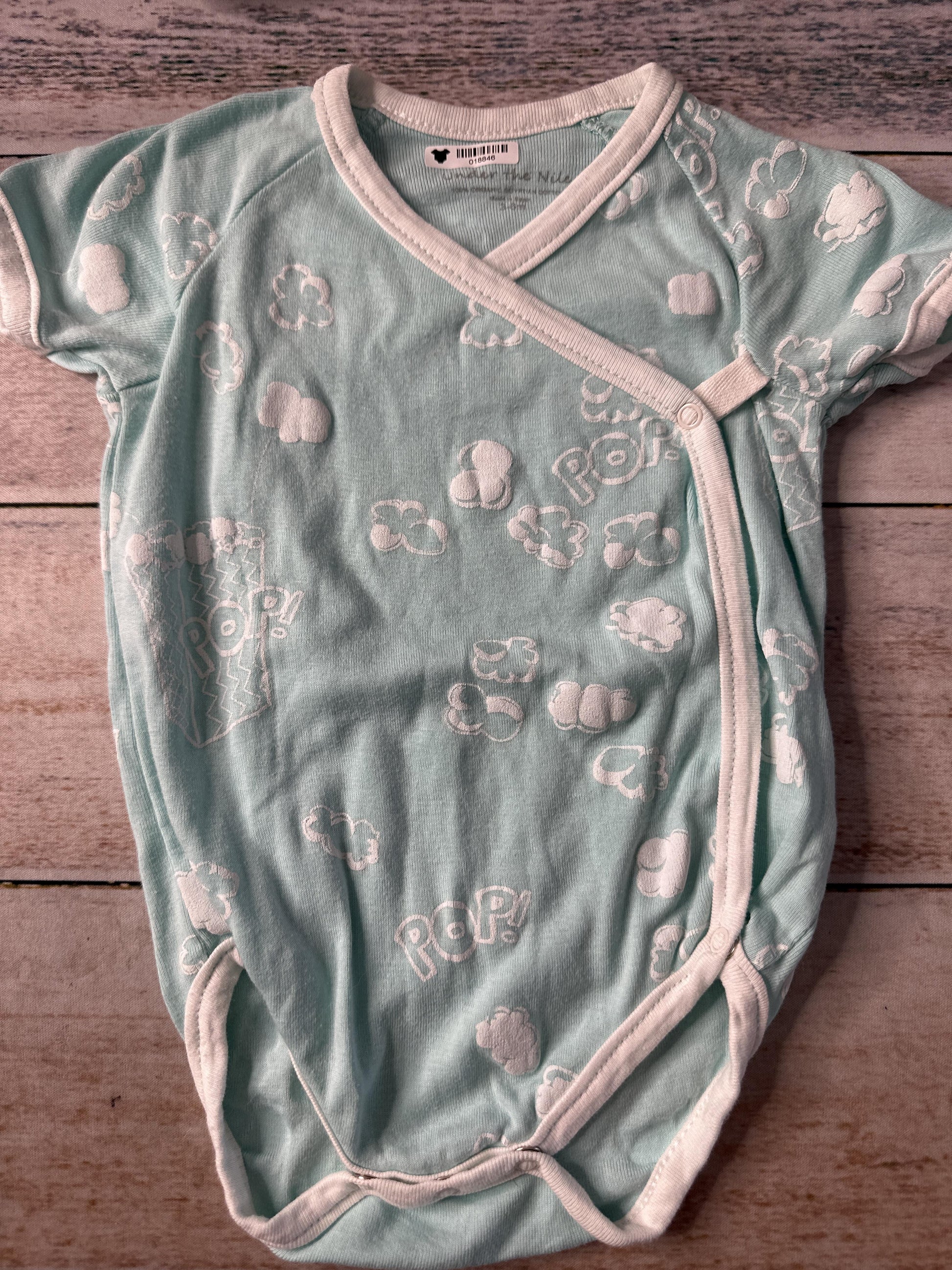 Under The Nile Unisex Teal Onesie Size: 3-6 months Teal