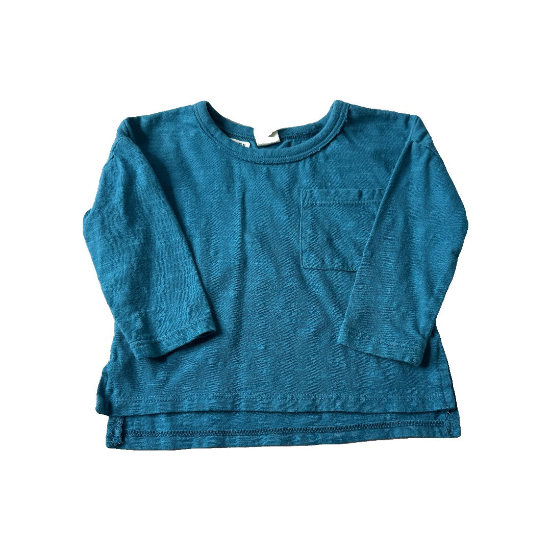Tucker + Tate Boys Teal Long Sleeve T-Shirt Size: 9 months Teal