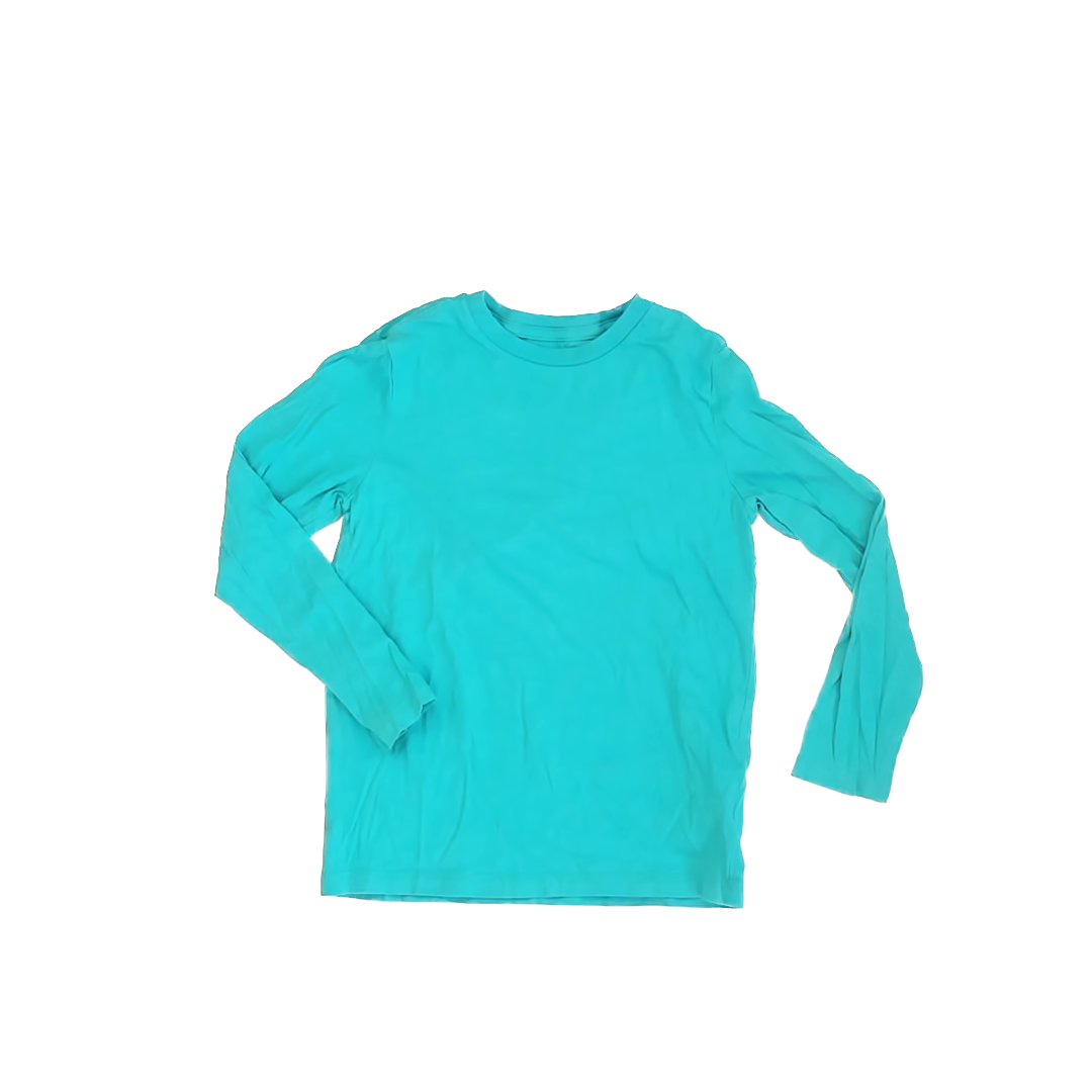 Spotted Zebra Boys Teal Long Sleeve T-Shirt Size: S (6-7) Teal