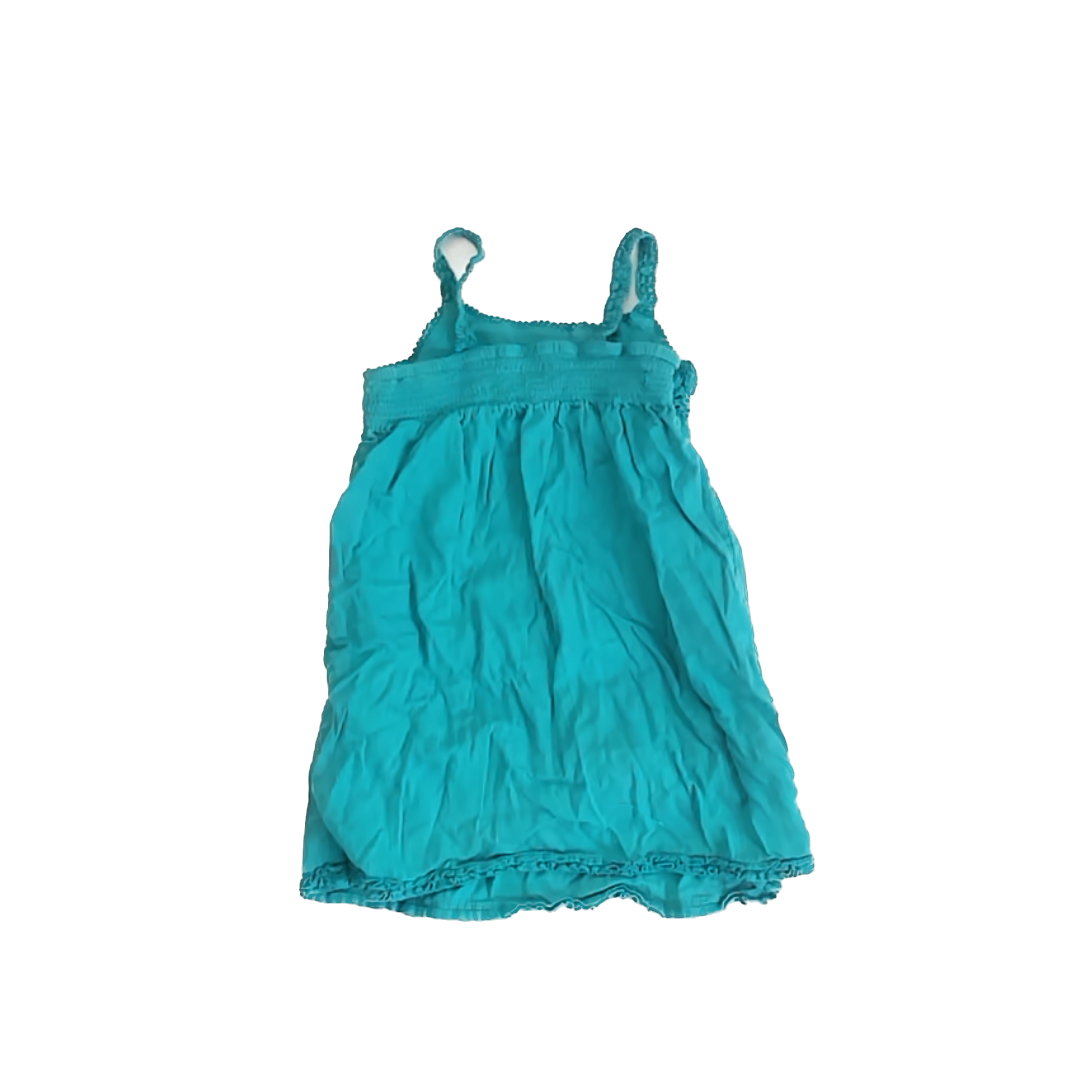 Old Navy Girls Teal Dress Size: 18-24 Months Teal