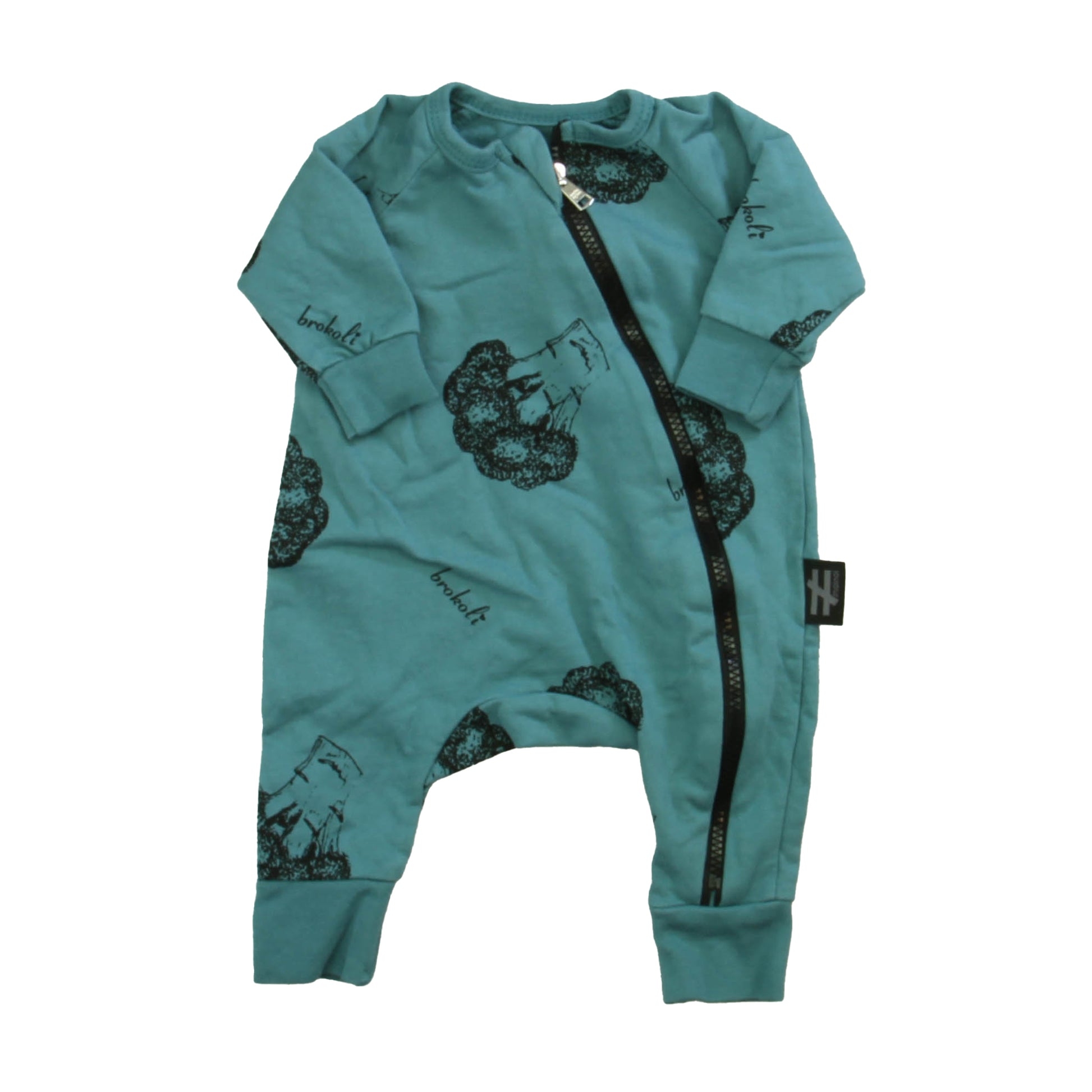 Moinoi Boys Teal Long Sleeve Outfit Size: 3-6 Months Teal