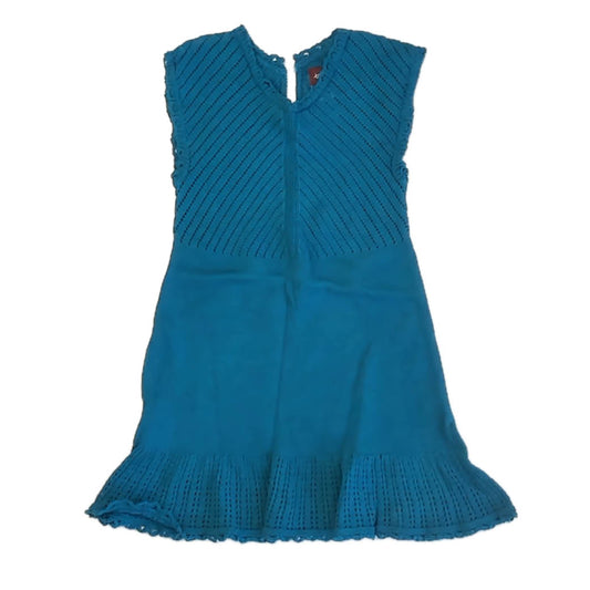 Tea Collection Girls Teal Dress Size: 4T Teal