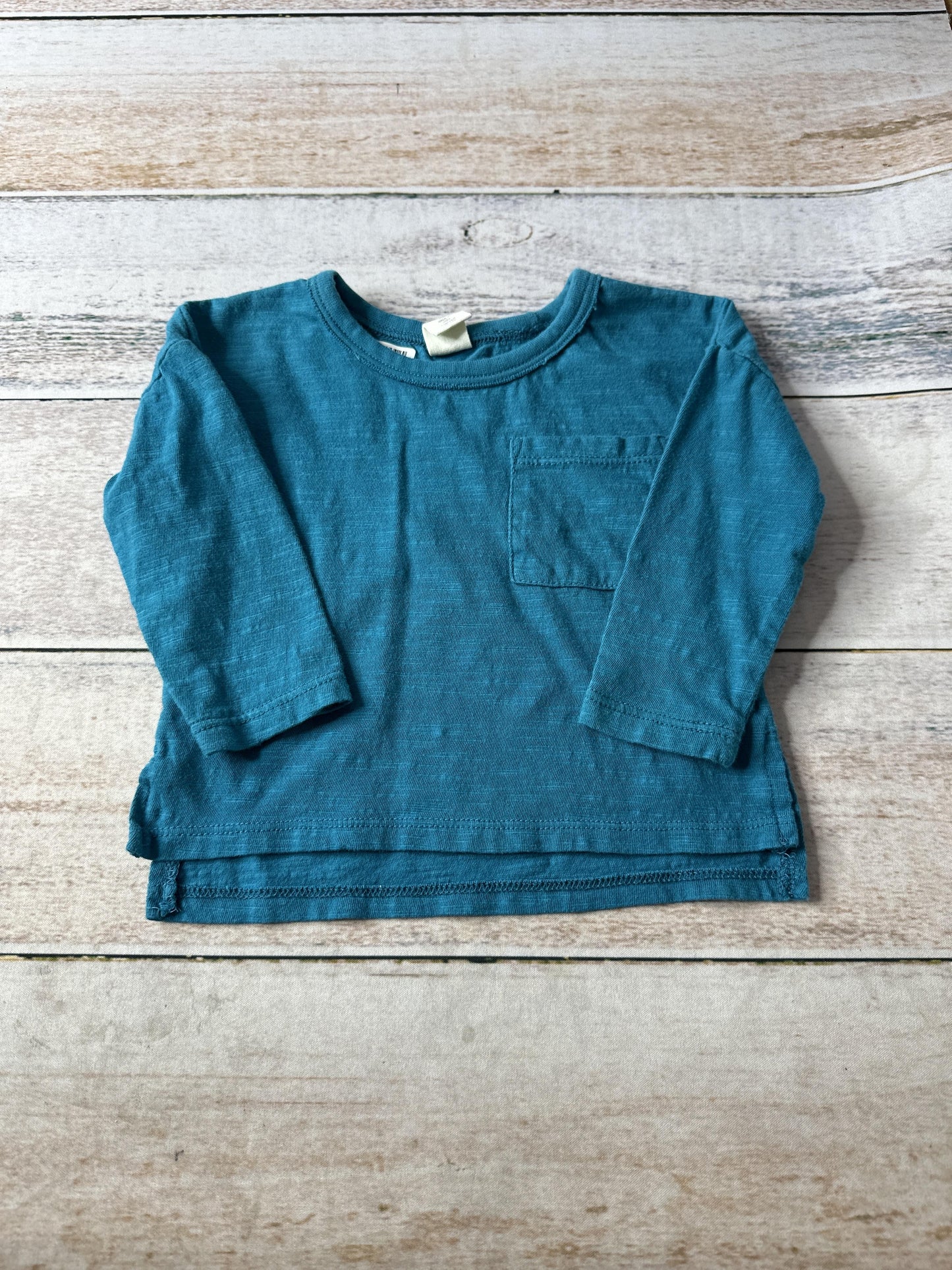 Tucker + Tate Boys Teal Long Sleeve T-Shirt Size: 9 months Teal