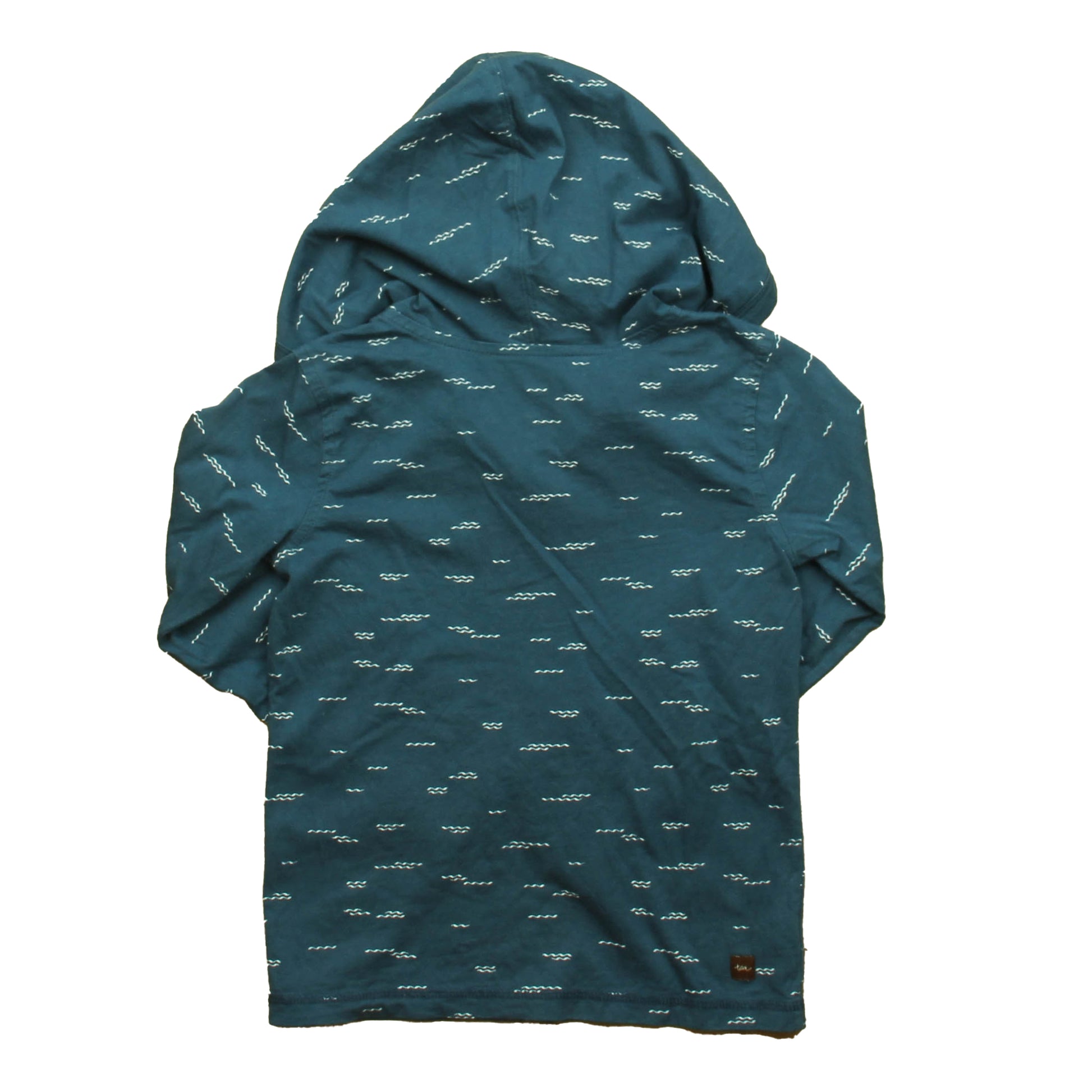 Tea Collection Boys Teal Long Sleeve T-Shirt Size: 5T Teal