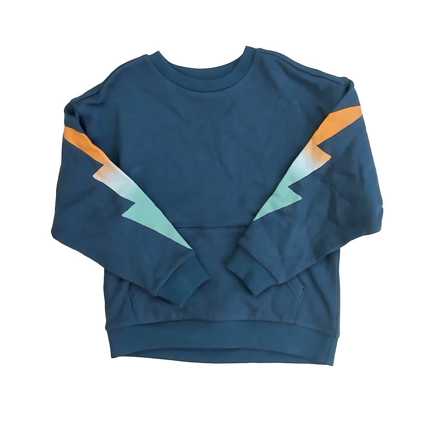 Tea Collection Boys Teal Sweatshirt Size: 5T Teal
