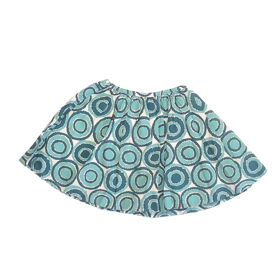 Bonpoint Girls Teal Skirt Size: 8 Years Teal