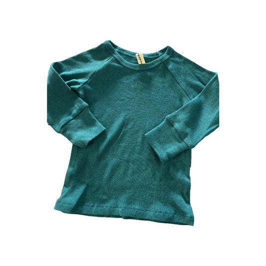 BabySprouts co Unisex Teal Long Sleeve Shirt Size: 12-18 months Teal