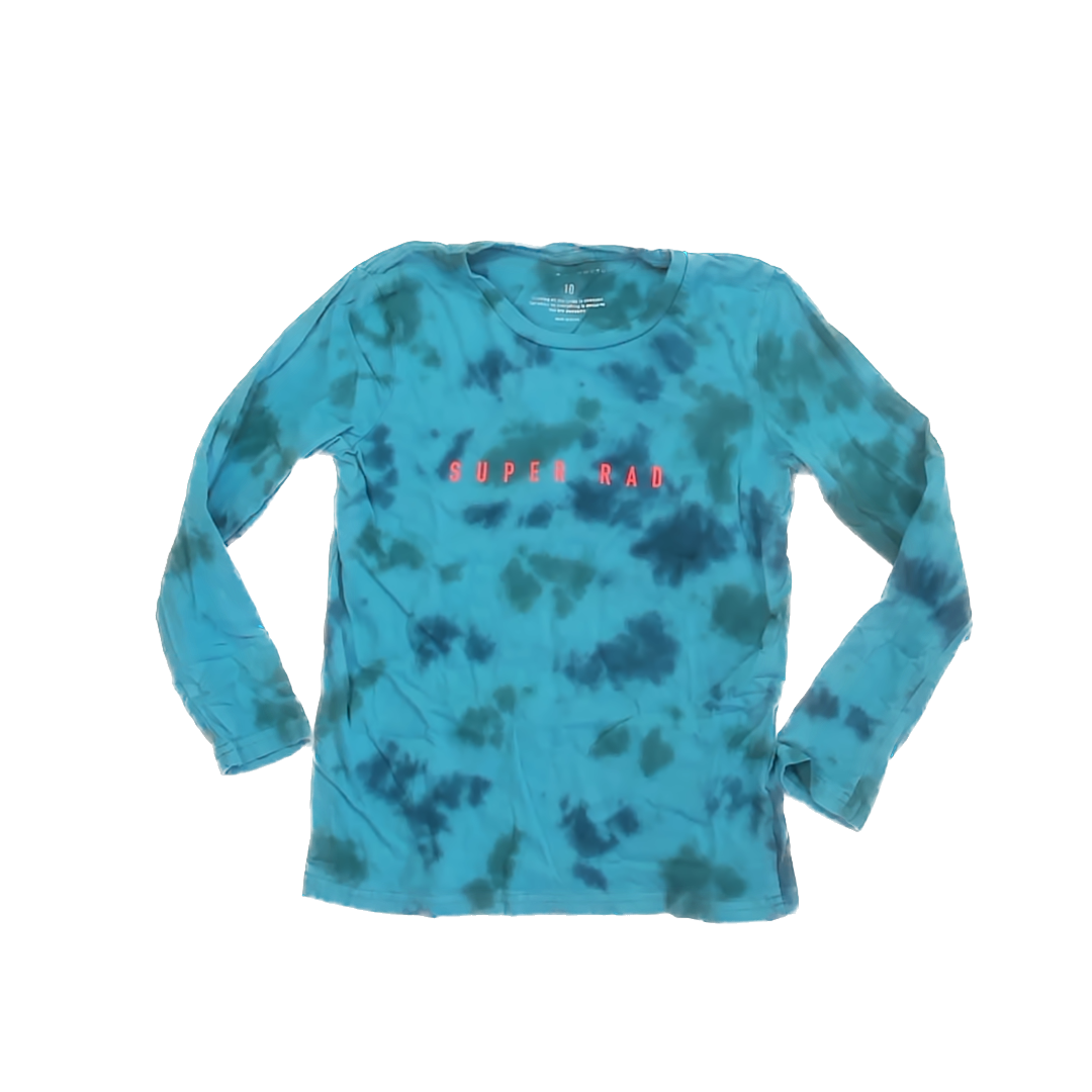 Rockets Of Awesome Boys Teal Long Sleeve T-Shirt Size: 10 Years Teal