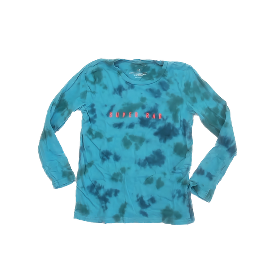 Rockets Of Awesome Boys Teal Long Sleeve T-Shirt Size: 10 Years Teal